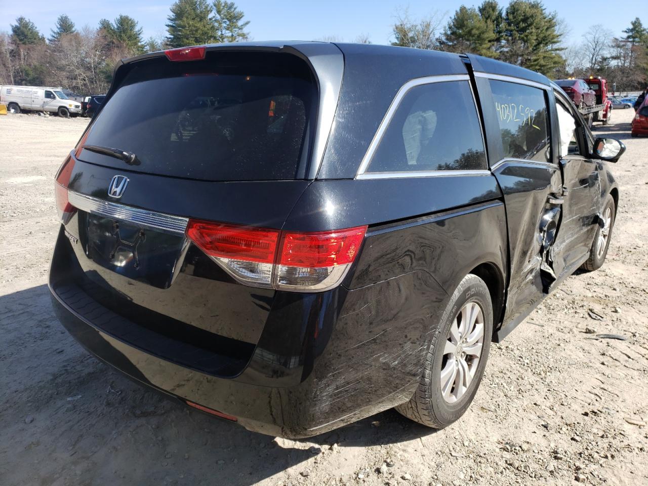 Photo 4 from auction – 2014 HONDA ODYSSEY EX with VIN 5FNRL5H42EB050765