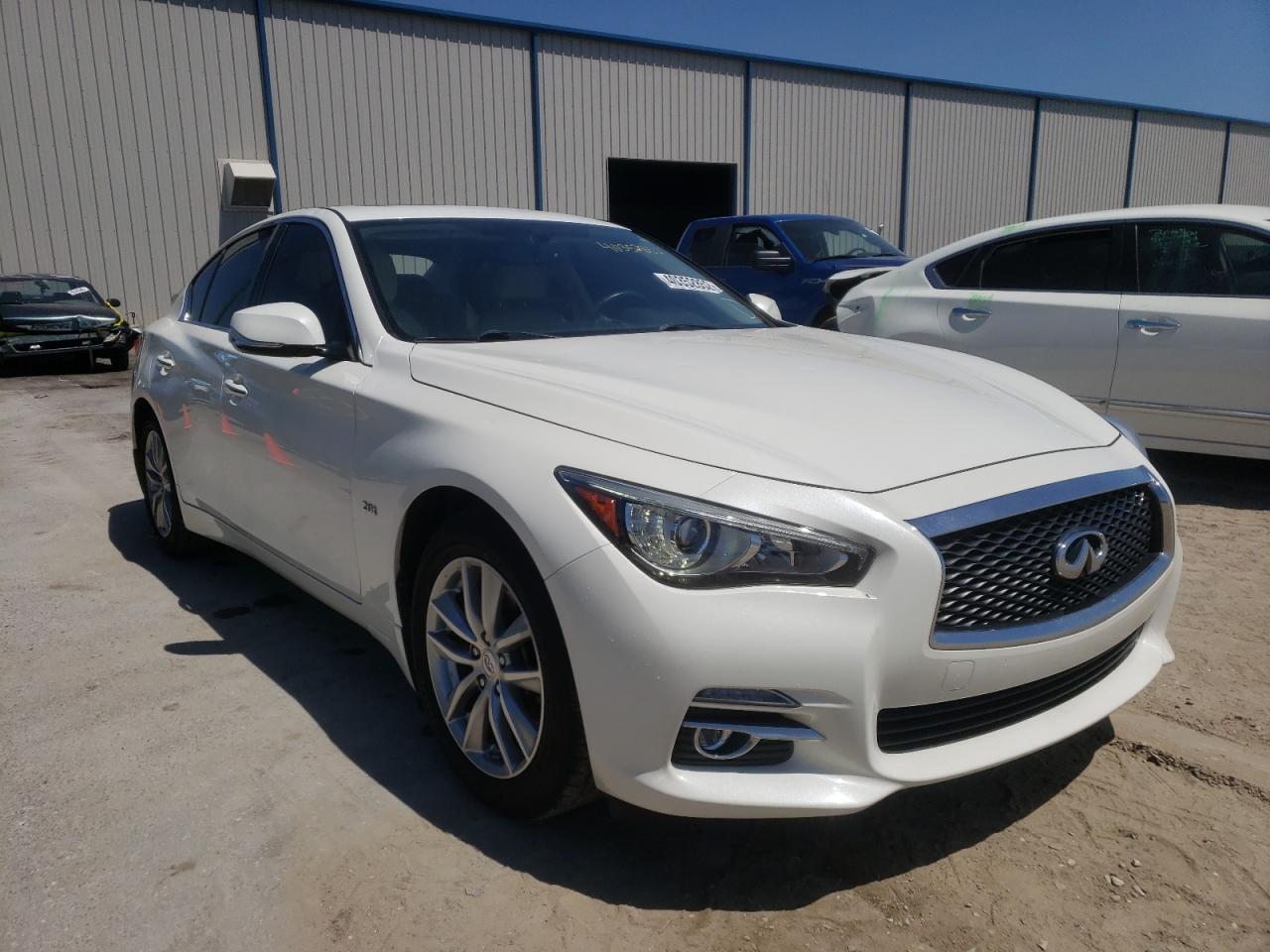 INFINITI Q50 BASE 2017 with VIN JN1CV7AP6HM640384 - Photo from auction