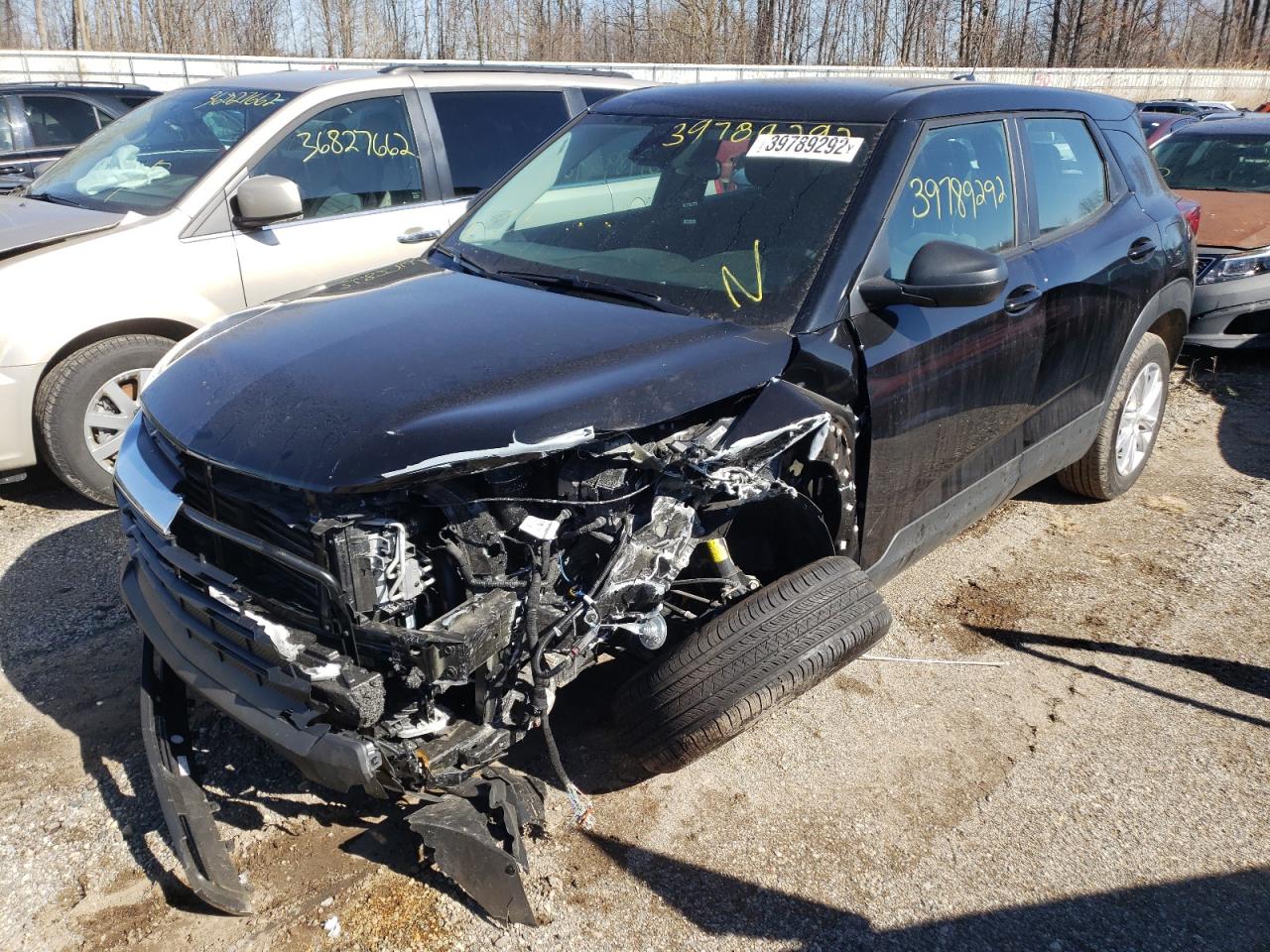Photo 2 from auction – 2021 CHEVROLET TRAILBLAZE with VIN KL79MMS22MB073377