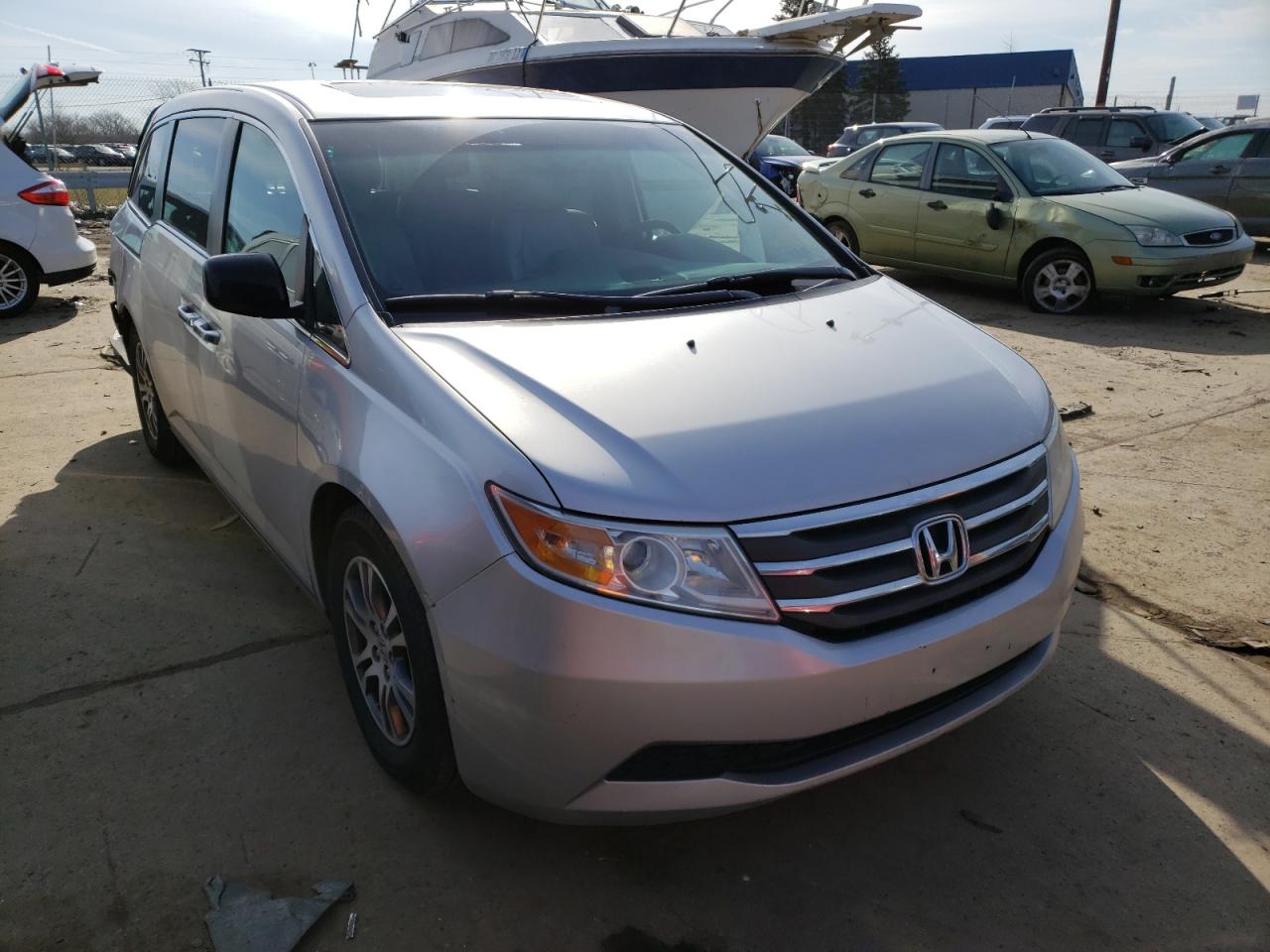 HONDA ODYSSEY EX 2011 with VIN 5FNRL5H61BB093880 - Photo from auction