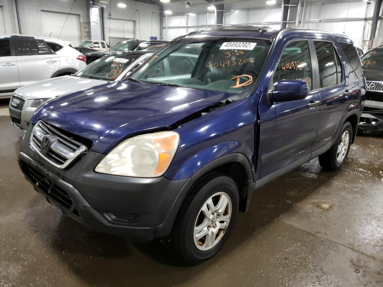 Photo 2 from auction – 2003 HONDA CR-V EX with VIN SHSRD78823U110691