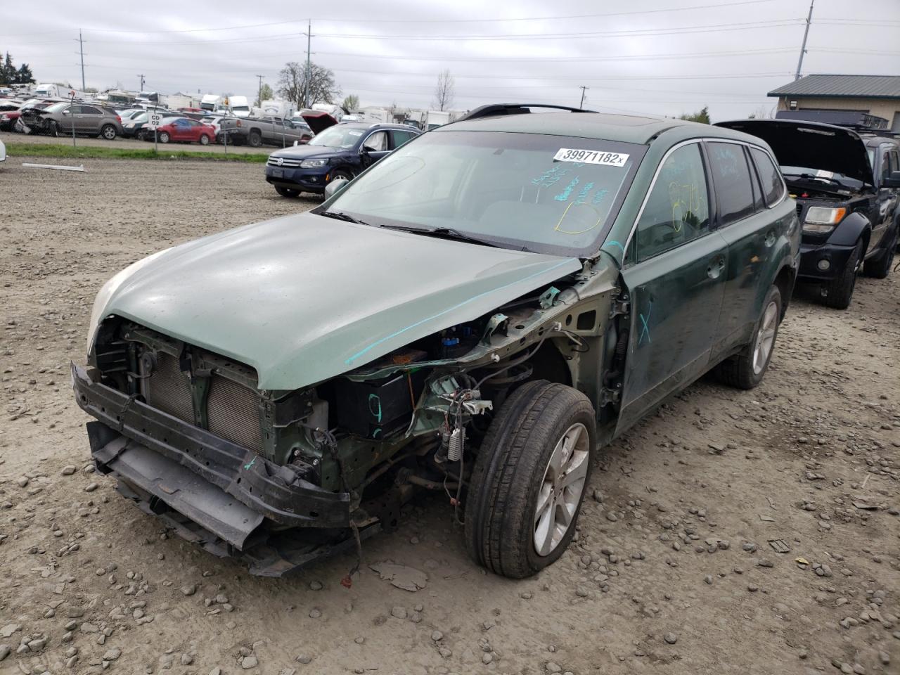 Photo 2 from auction – 2014 SUBARU OUTBACK 2. with VIN 4S4BRBDC1E3268507