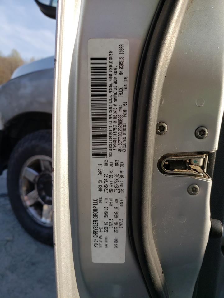 Photo 10 from auction – 2011 DODGE RAM 2500 with VIN 3D7TP2CL2BG589888