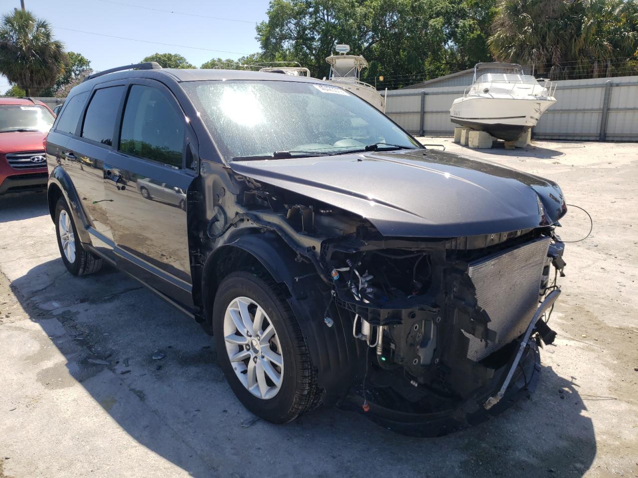 DODGE JOURNEY SX 2017 with VIN 3C4PDCBG7HT589898 - Photo from auction