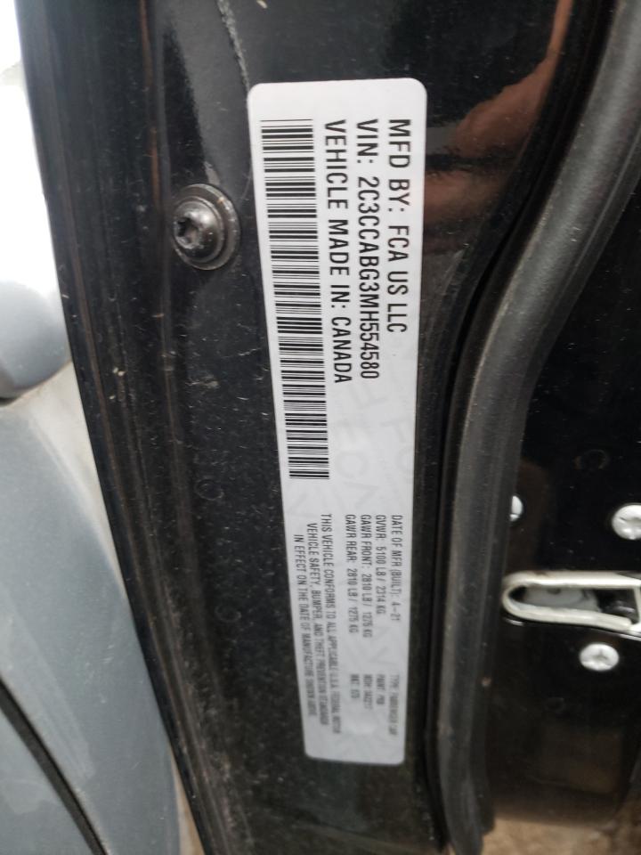 Photo 10 from auction – 2021 CHRYSLER 300 S with VIN 2C3CCABG3MH554580