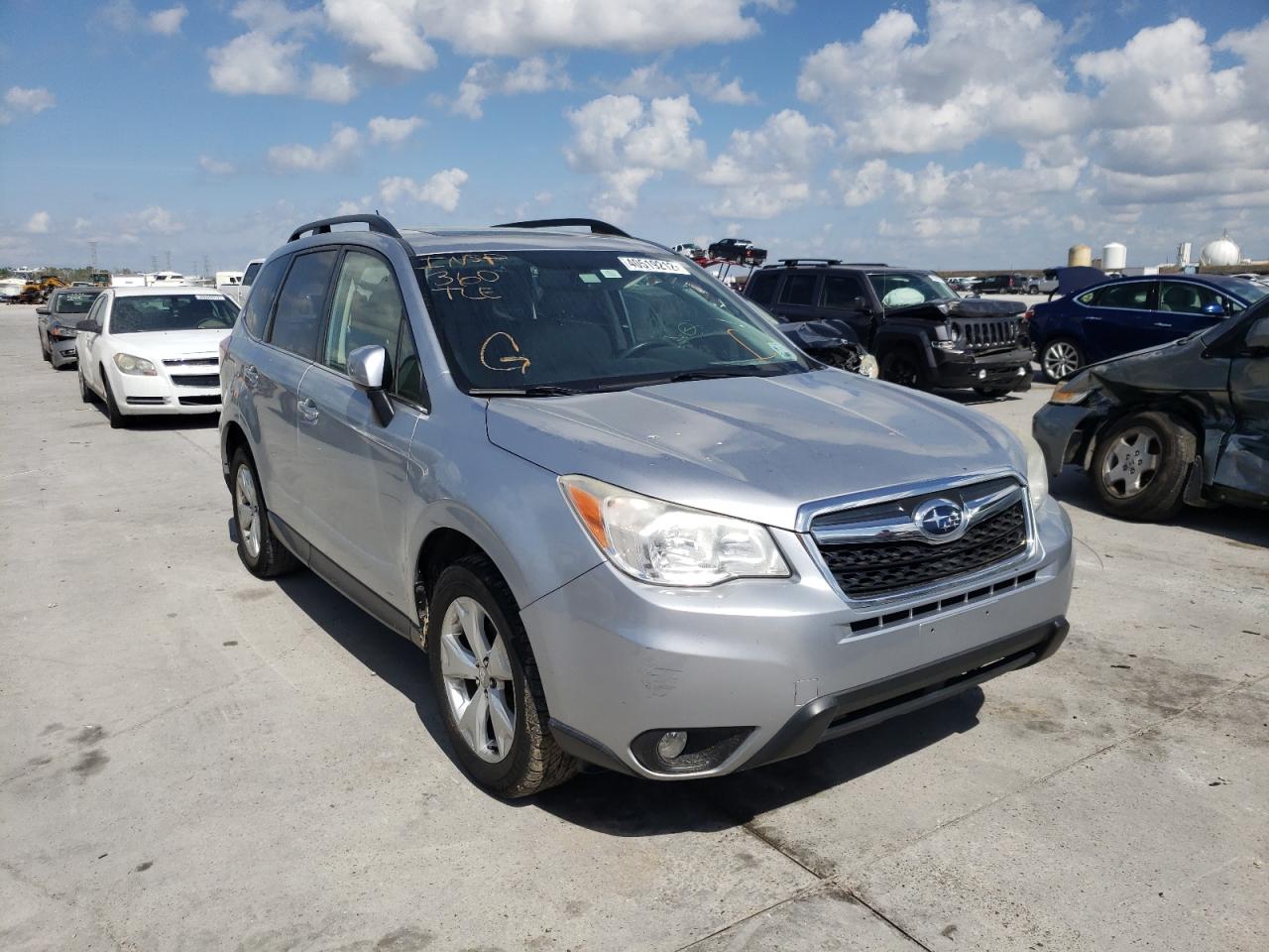 SUBARU FORESTER 2 2014 with VIN JF2SJAJC3EH458341 - Photo from auction