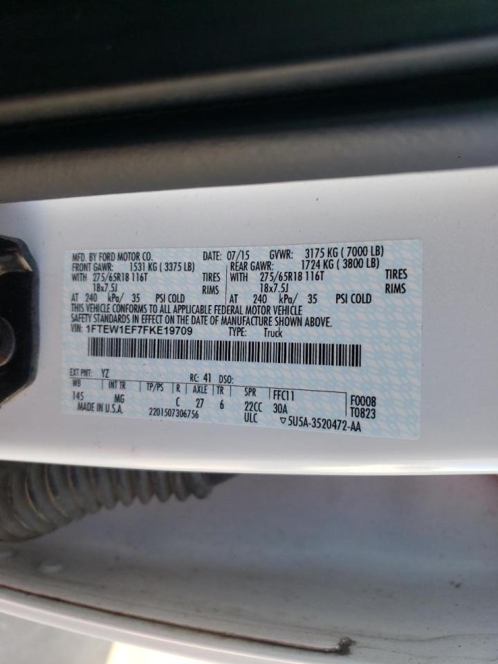 Photo 10 from auction – 2015 FORD F150 SUPER with VIN 1FTEW1EF7FKE19709