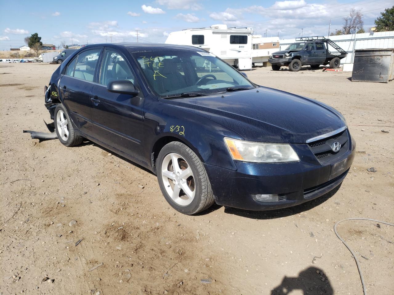 HYUNDAI SONATA SE 2007 with VIN 5NPEU46F47H176964 - Photo from auction