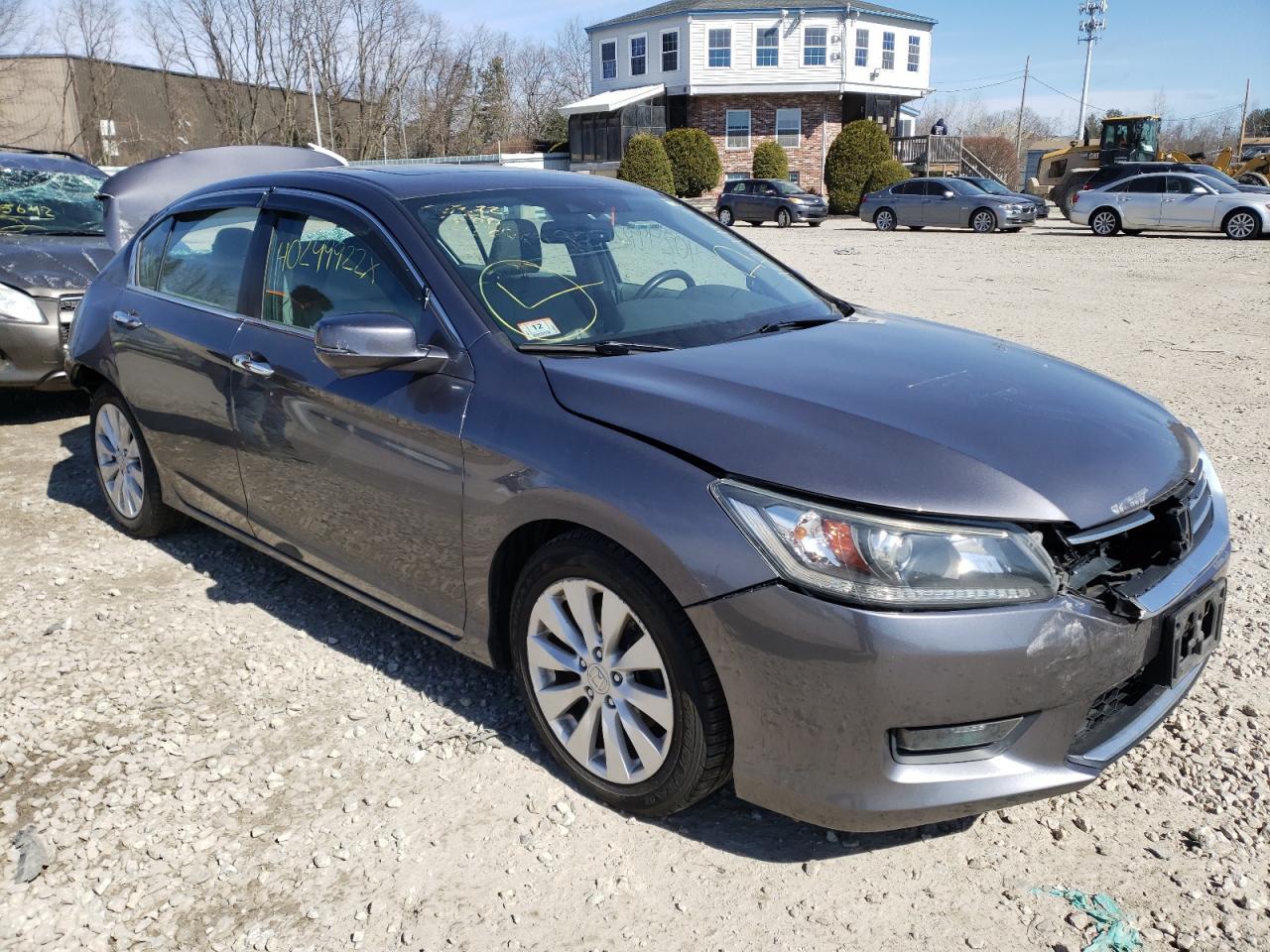 HONDA ACCORD EXL 2015 with VIN 1HGCR2F80FA072249 - Photo from auction