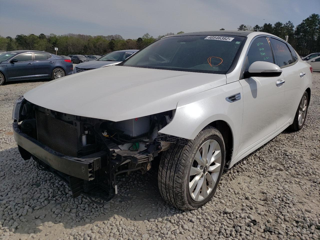 Photo 2 from auction – 2016 KIA OPTIMA EX with VIN 5XXGU4L33GG090429