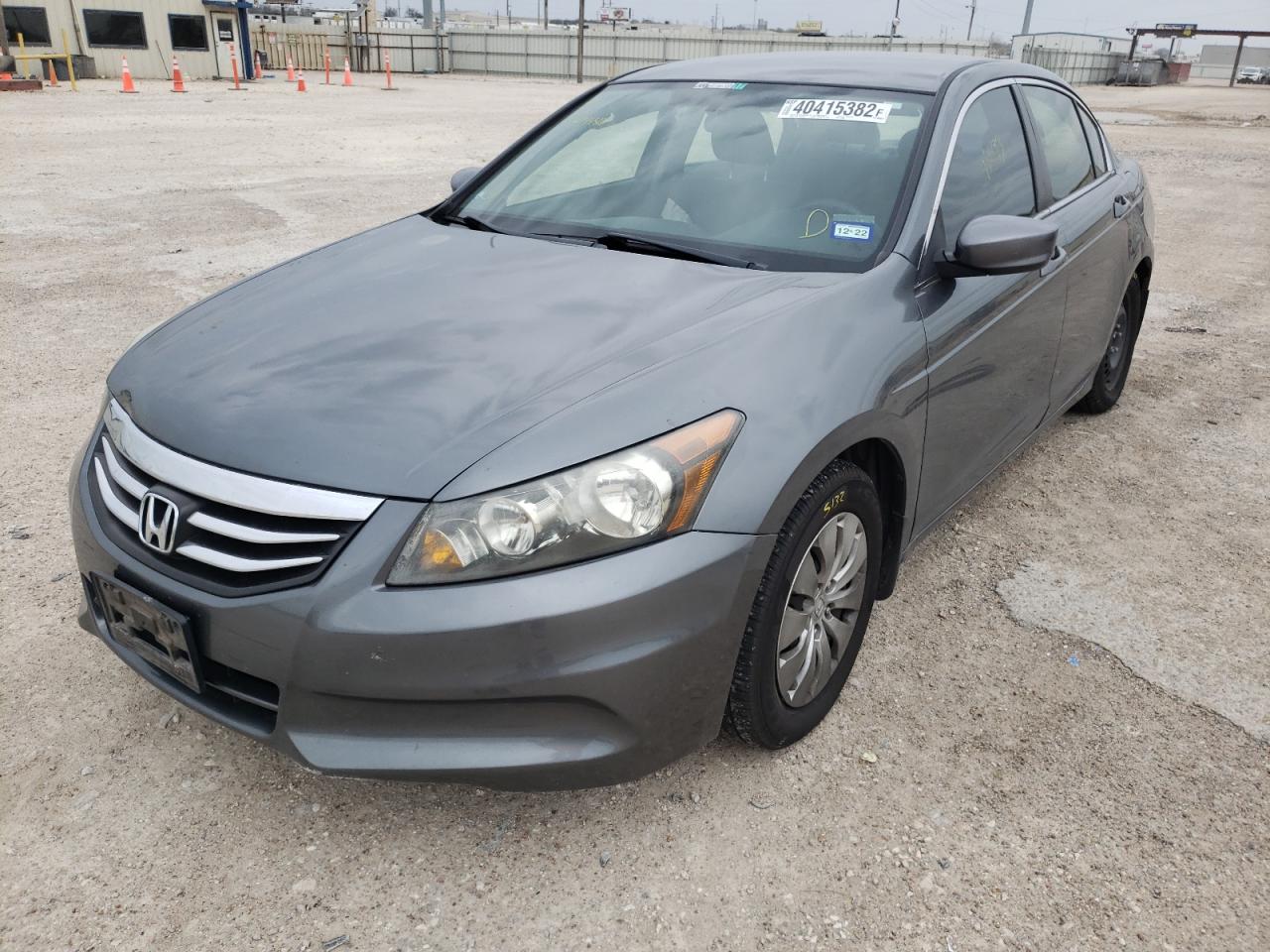 Photo 2 from auction – 2012 HONDA ACCORD LX with VIN 1HGCP2F39CA074880