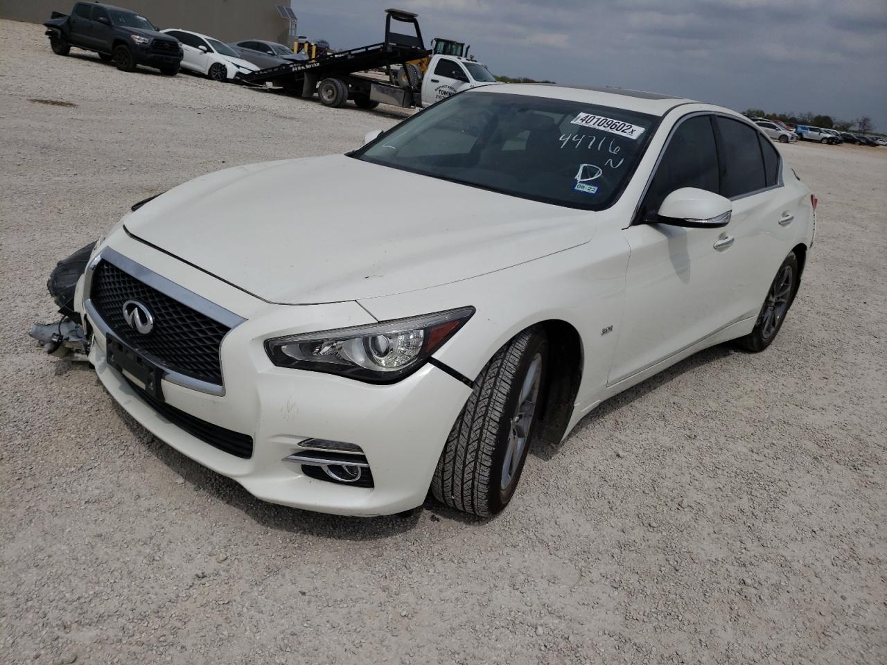 Photo 2 from auction – 2017 INFINITI Q50 PREMIU with VIN JN1EV7AP9HM739189
