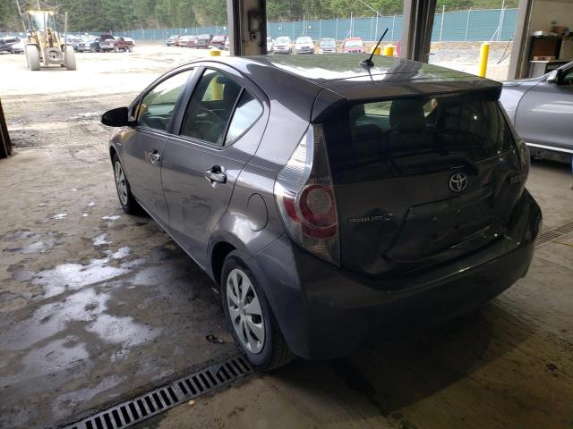 Photo 3 from auction – 2012 TOYOTA PRIUS C with VIN JTDKDTB36C1513855