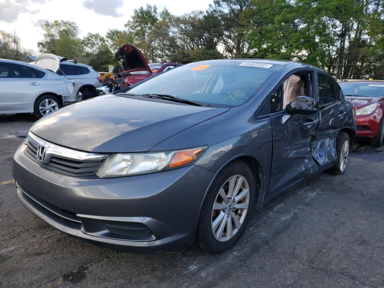 Photo 2 from auction – 2012 HONDA CIVIC EXL with VIN 19XFB2F96CE055943