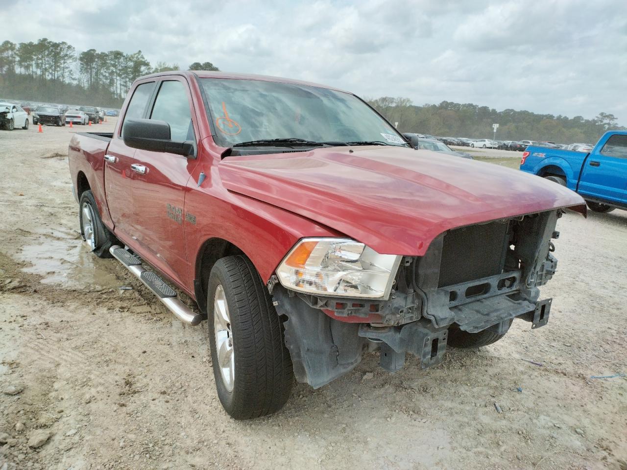 RAM 1500 SLT 2013 with VIN 1C6RR6GT4DS693852 - Photo from auction