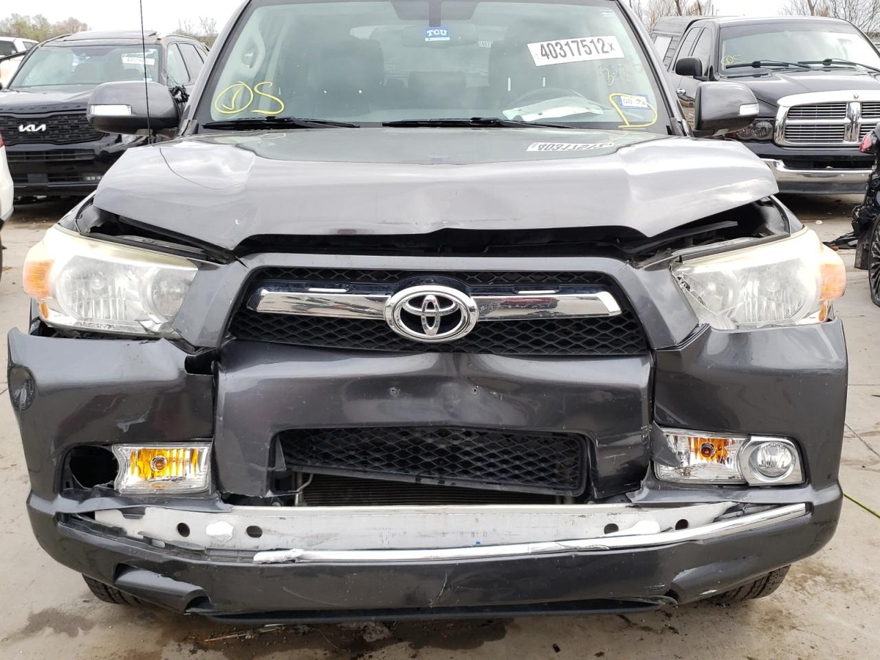 Photo 9 from auction – 2012 TOYOTA 4RUNNER SR with VIN JTEBU5JR4C5108938