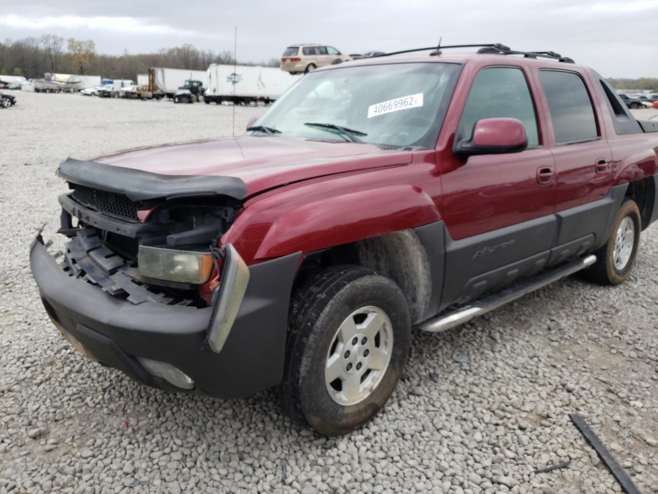 Photo 2 from auction – 2004 CHEVROLET AVALANCHE with VIN 3GNEK12T54G173230