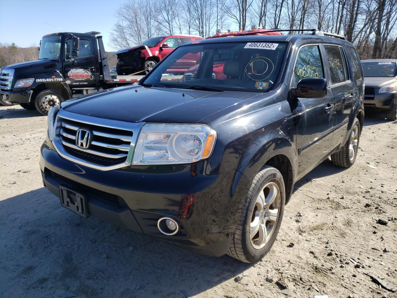 Photo 2 from auction – 2013 HONDA PILOT EXL with VIN 5FNYF4H55DB004111
