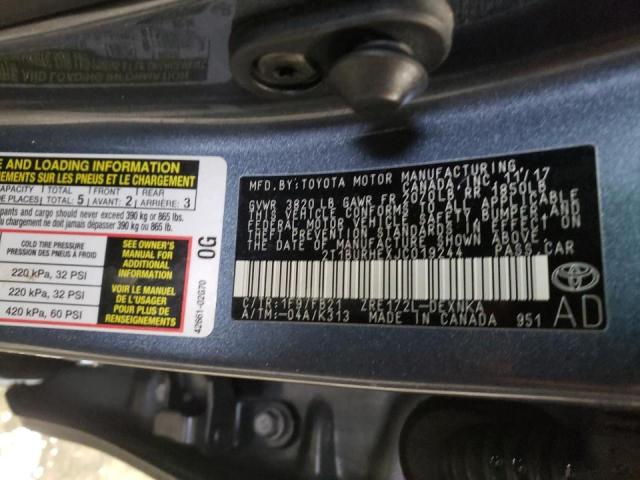 Photo 10 from auction – 2018 TOYOTA COROLLA L with VIN 2T1BURHEXJC019244