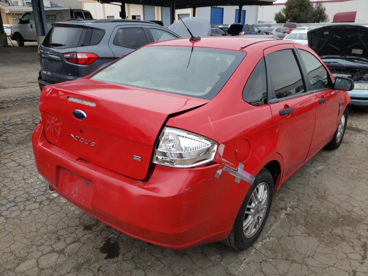 Photo 4 from auction – 2008 FORD FOCUS SE with VIN 1FAHP35N78W134443