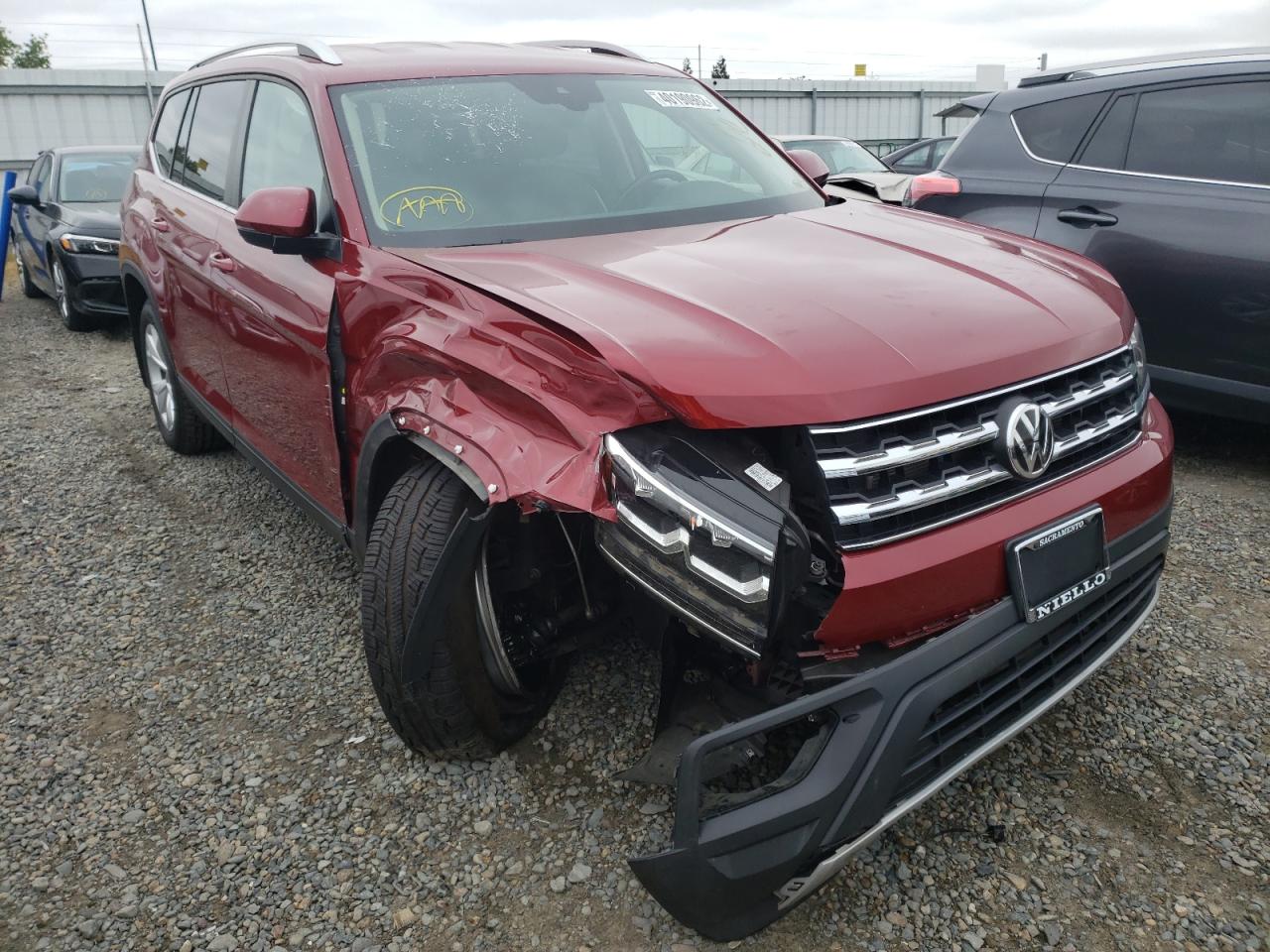 Photo 1 from auction – 2018 VOLKSWAGEN ATLAS SE with VIN 1V2DR2CA2JC533358