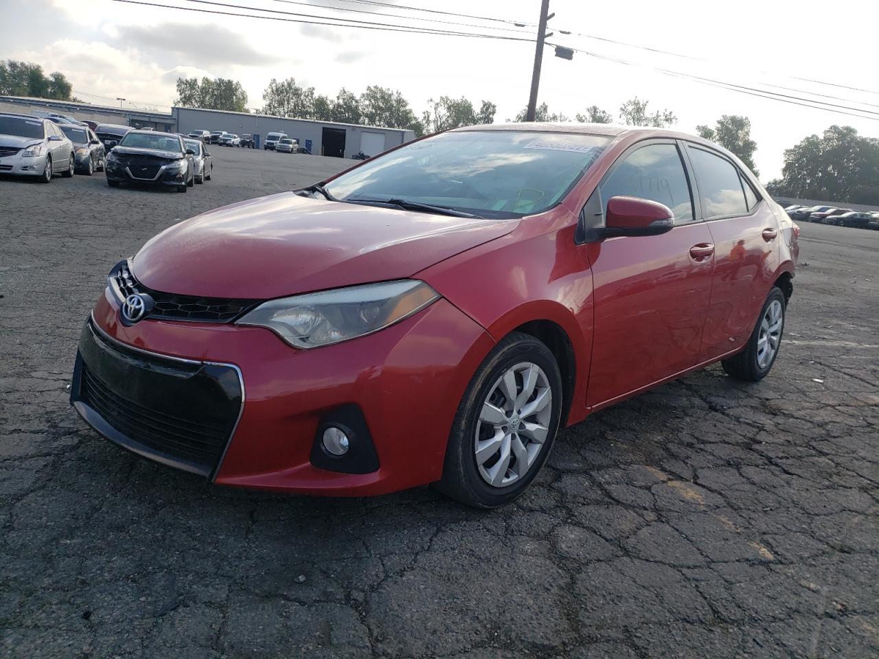 Photo 2 from auction – 2014 TOYOTA COROLLA S with VIN 5YFBURHEXEP131788
