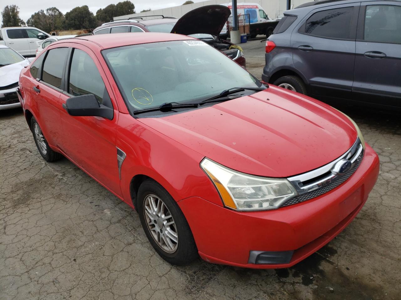 FORD FOCUS SE 2008 with VIN 1FAHP35N78W134443 - Photo from auction