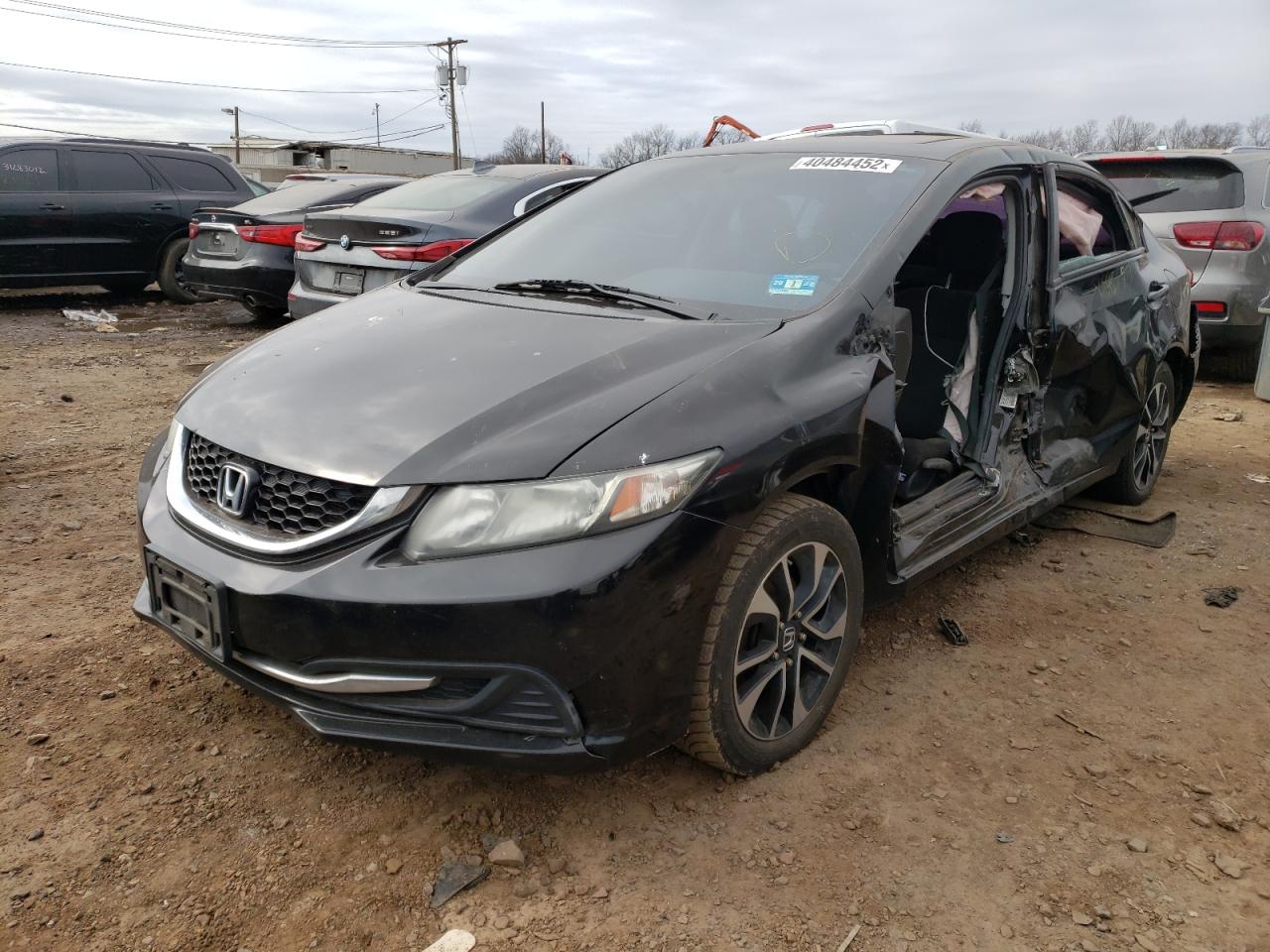 Photo 2 from auction – 2013 HONDA CIVIC EX with VIN 19XFB2F87DE226269