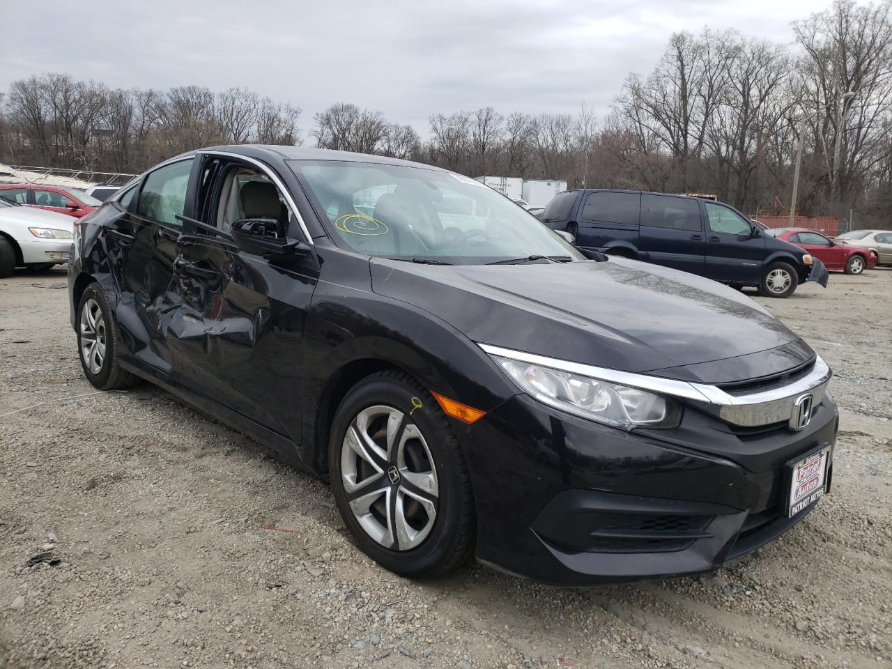 HONDA CIVIC LX 2017 with VIN 19XFC2F56HE014021 - Photo from auction