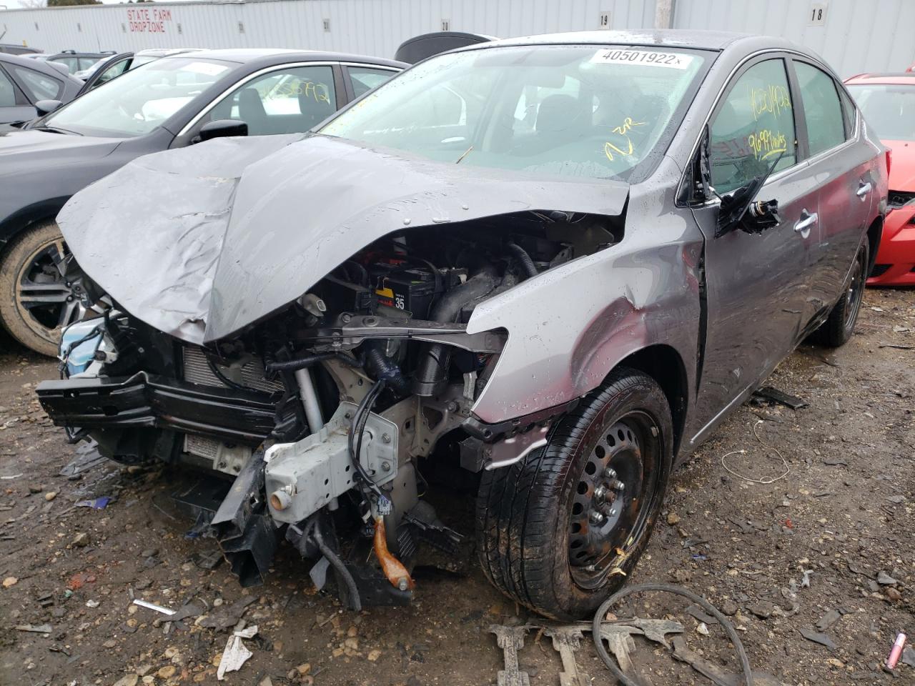 Photo 2 from auction – 2016 NISSAN SENTRA S with VIN 3N1AB7AP4GY233286