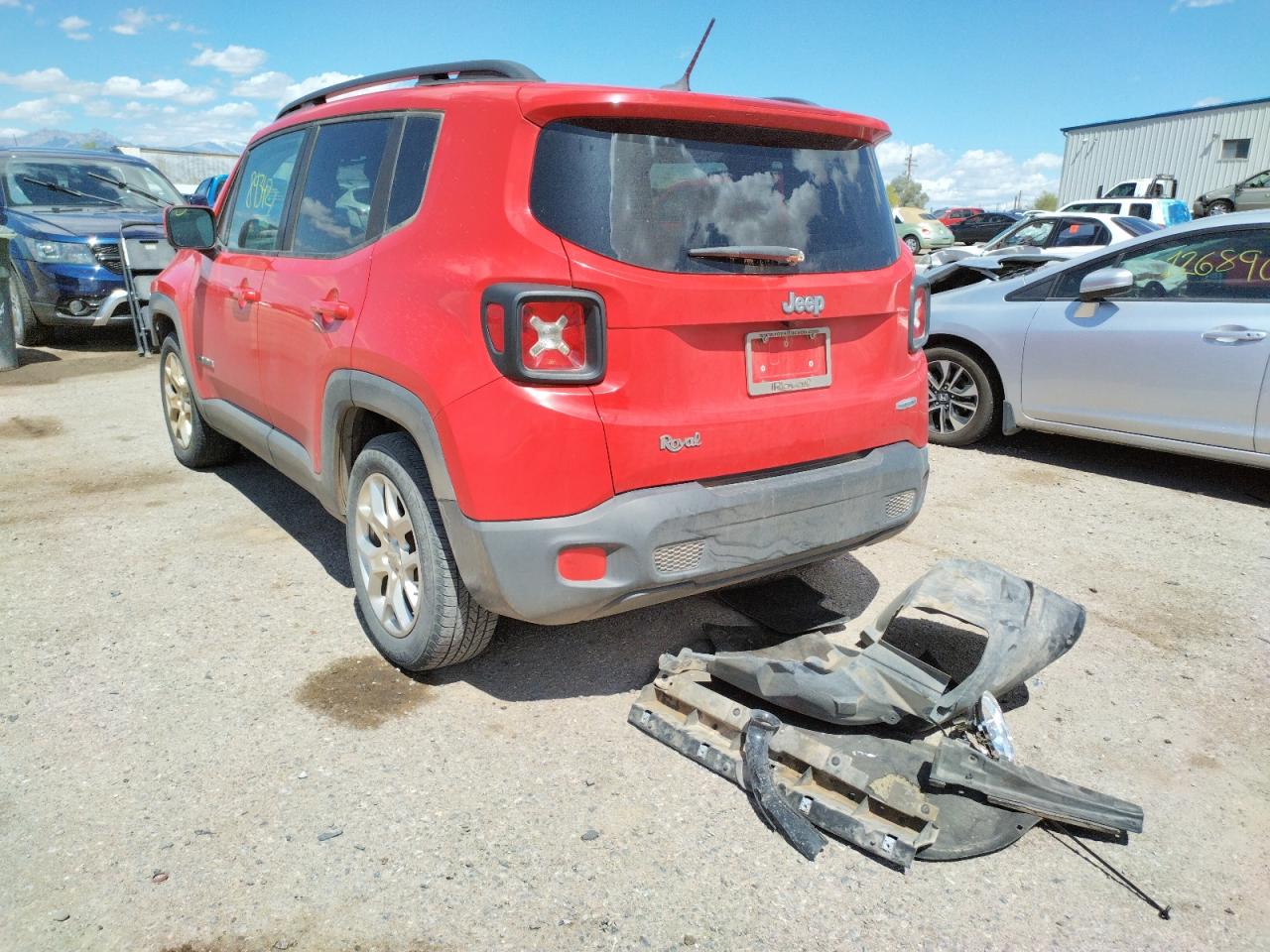Photo 3 from auction – 2017 JEEP RENEGADE L with VIN ZACCJABB4HPE82492