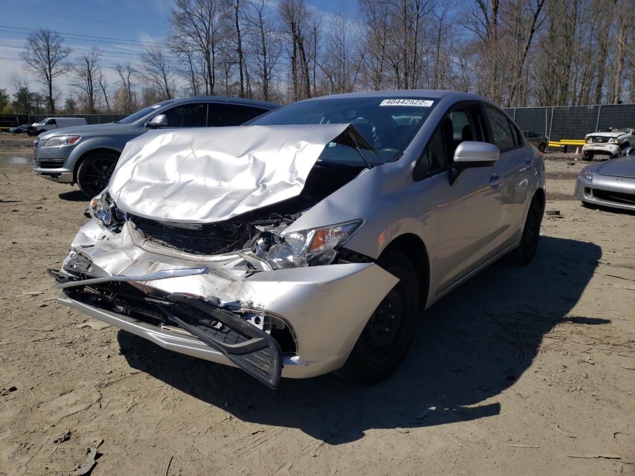 Photo 2 from auction – 2015 HONDA CIVIC LX with VIN 19XFB2F58FE272105