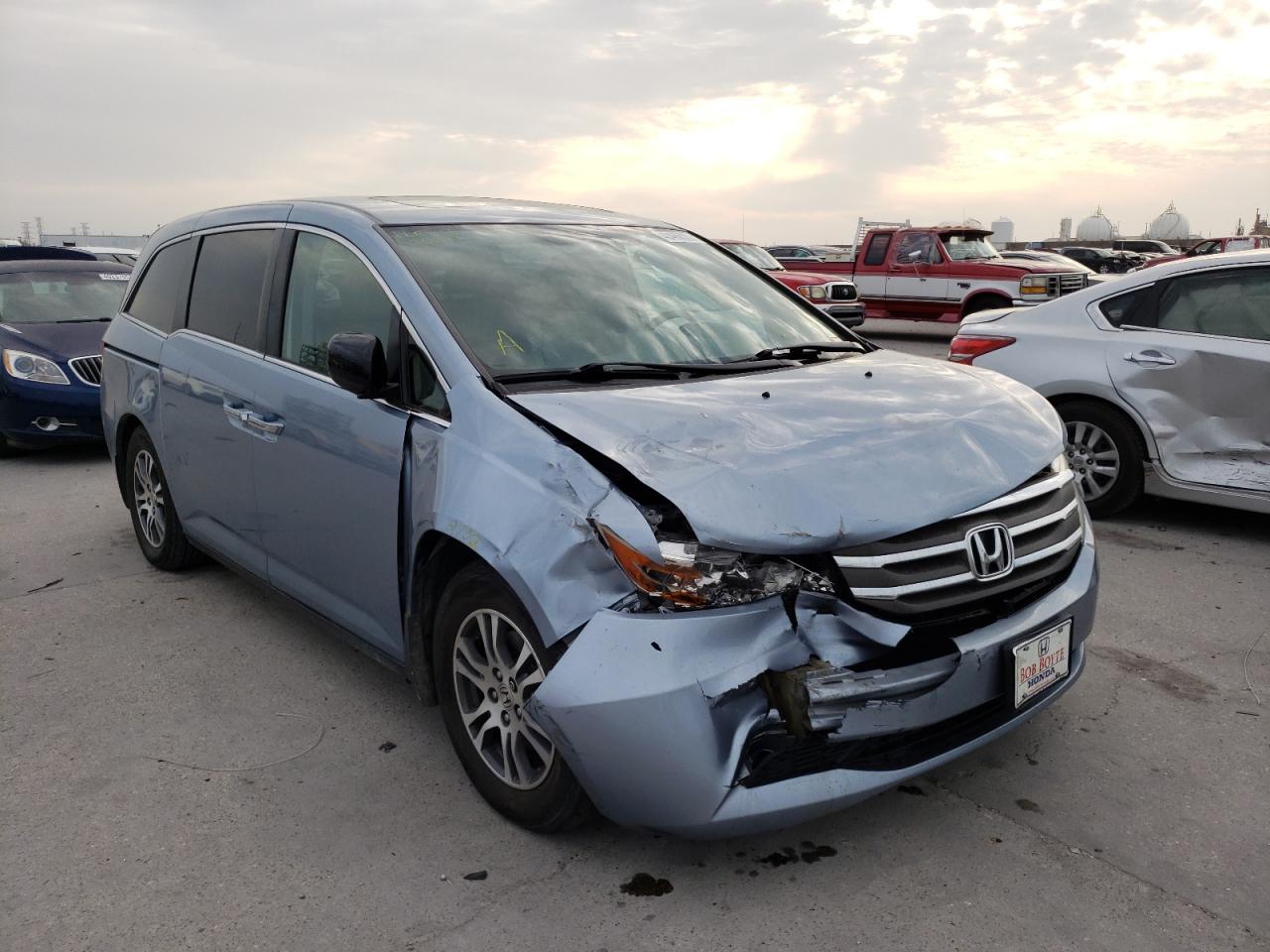 HONDA ODYSSEY EX 2013 with VIN 5FNRL5H67DB069375 - Photo from auction