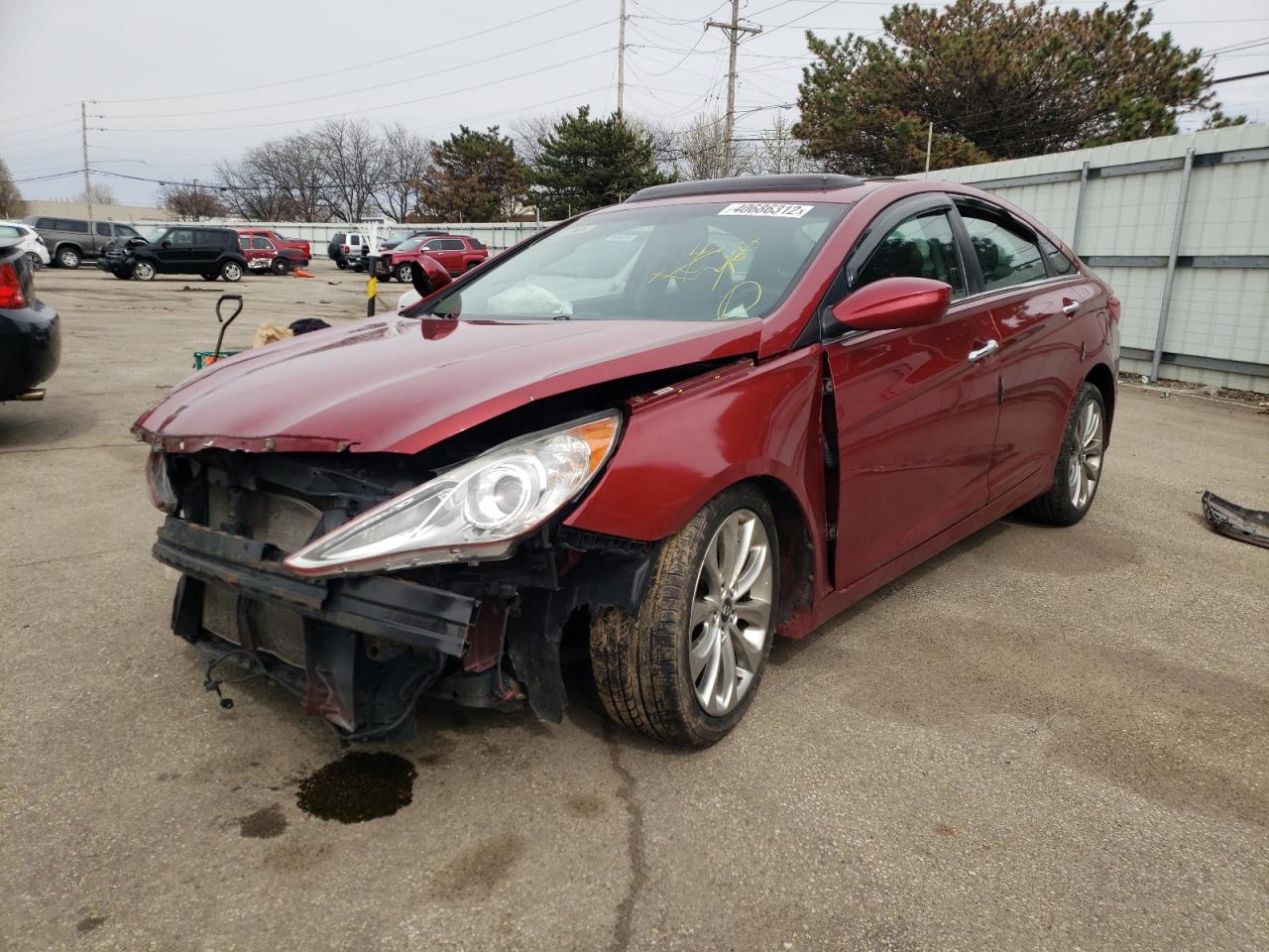 Photo 2 from auction – 2011 HYUNDAI SONATA SE with VIN 5NPEC4AC3BH114481