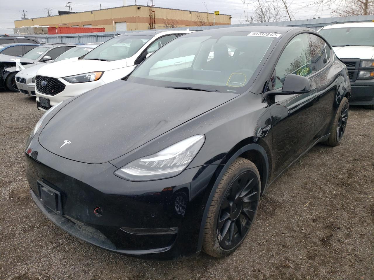 Photo 2 from auction – 2021 TESLA MODEL Y with VIN 5YJYGDEE3MF181970