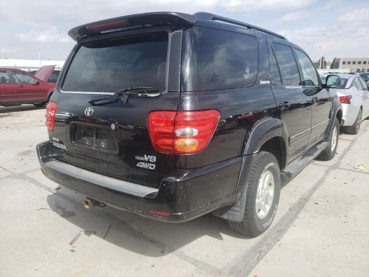 Photo 4 from auction – 2001 TOYOTA SEQUOIA LI with VIN 5TDBT48A51S037936