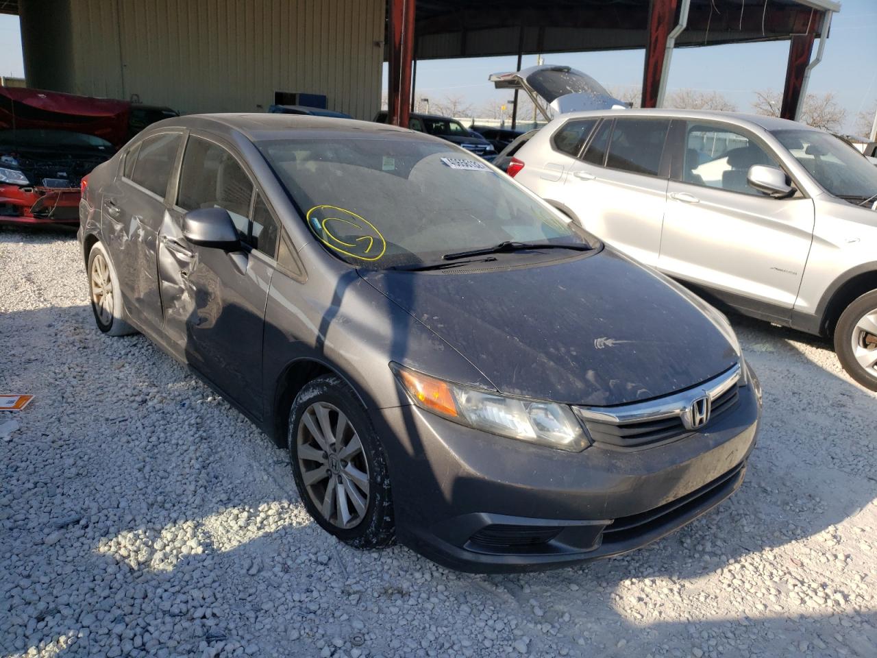 HONDA CIVIC EXL 2012 with VIN 19XFB2F93CE042423 - Photo from auction