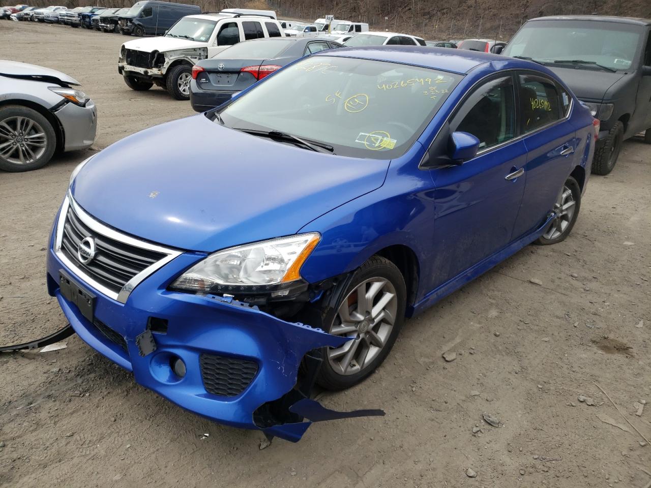 Photo 2 from auction – 2014 NISSAN SENTRA S with VIN 3N1AB7AP3EY295422