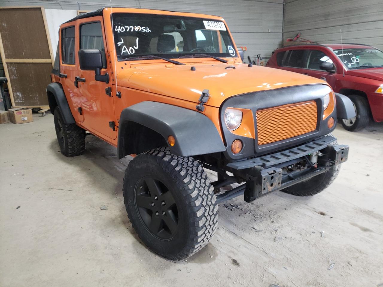 JEEP WRANGLER U 2012 with VIN 1C4BJWDGXCL184852 - Photo from auction