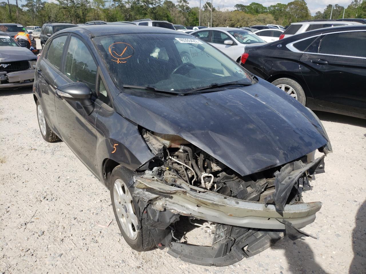 FORD FIESTA SE 2016 with VIN 3FADP4EJ2GM157645 - Photo from auction