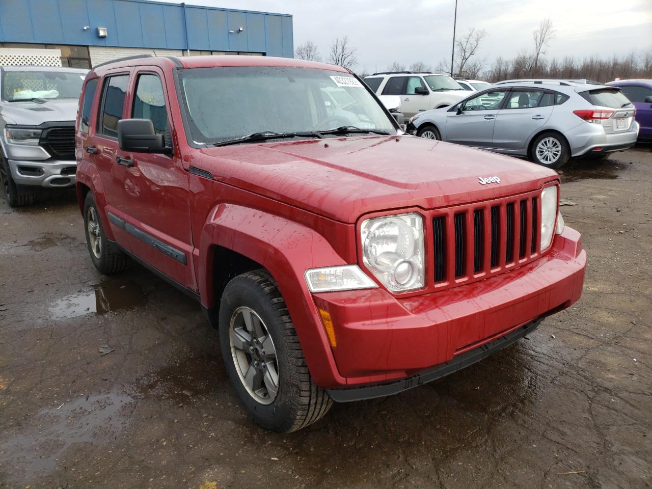 Photo 1 from auction – 2008 JEEP LIBERTY SP with VIN 1J8GN28K48W210331