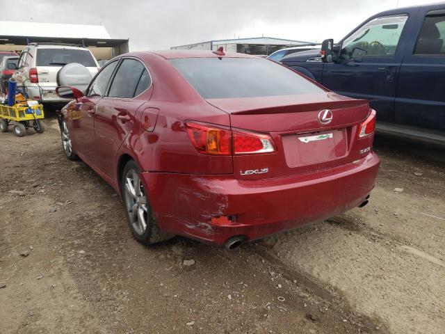 Photo 3 from auction – 2009 LEXUS IS 250 with VIN JTHBK262092087762