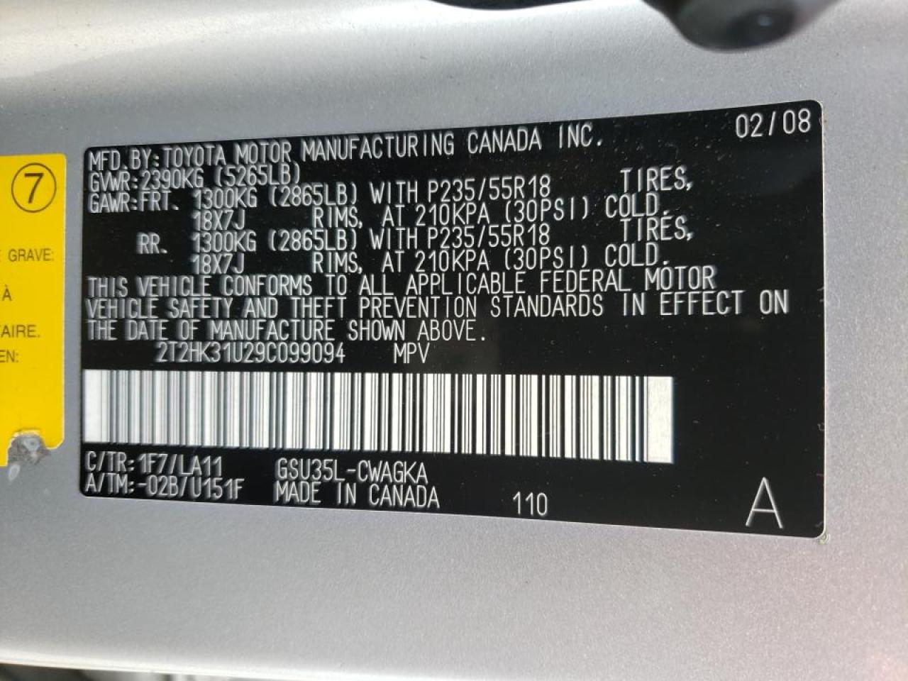 Photo 10 from auction – 2009 LEXUS RX 350 with VIN 2T2HK31U29C099094