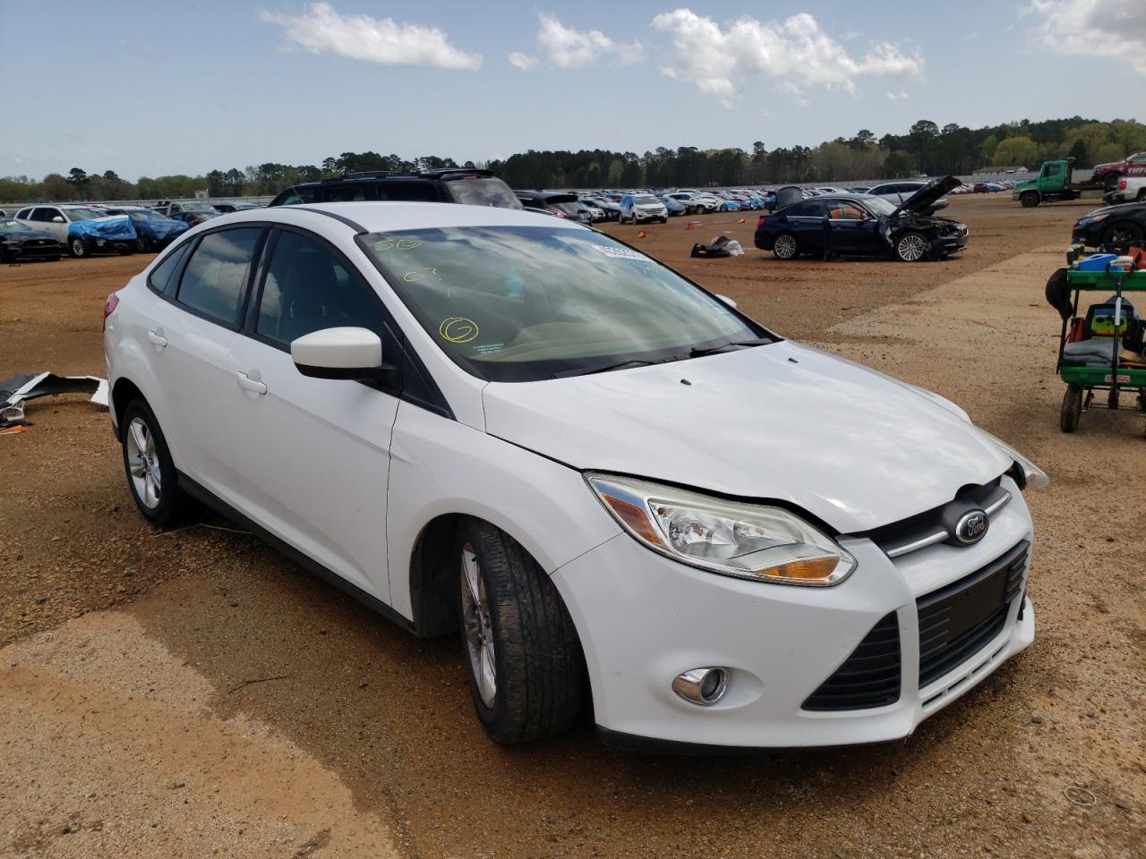 FORD FOCUS SE 2012 with VIN 1FAHP3F25CL362147 - Photo from auction