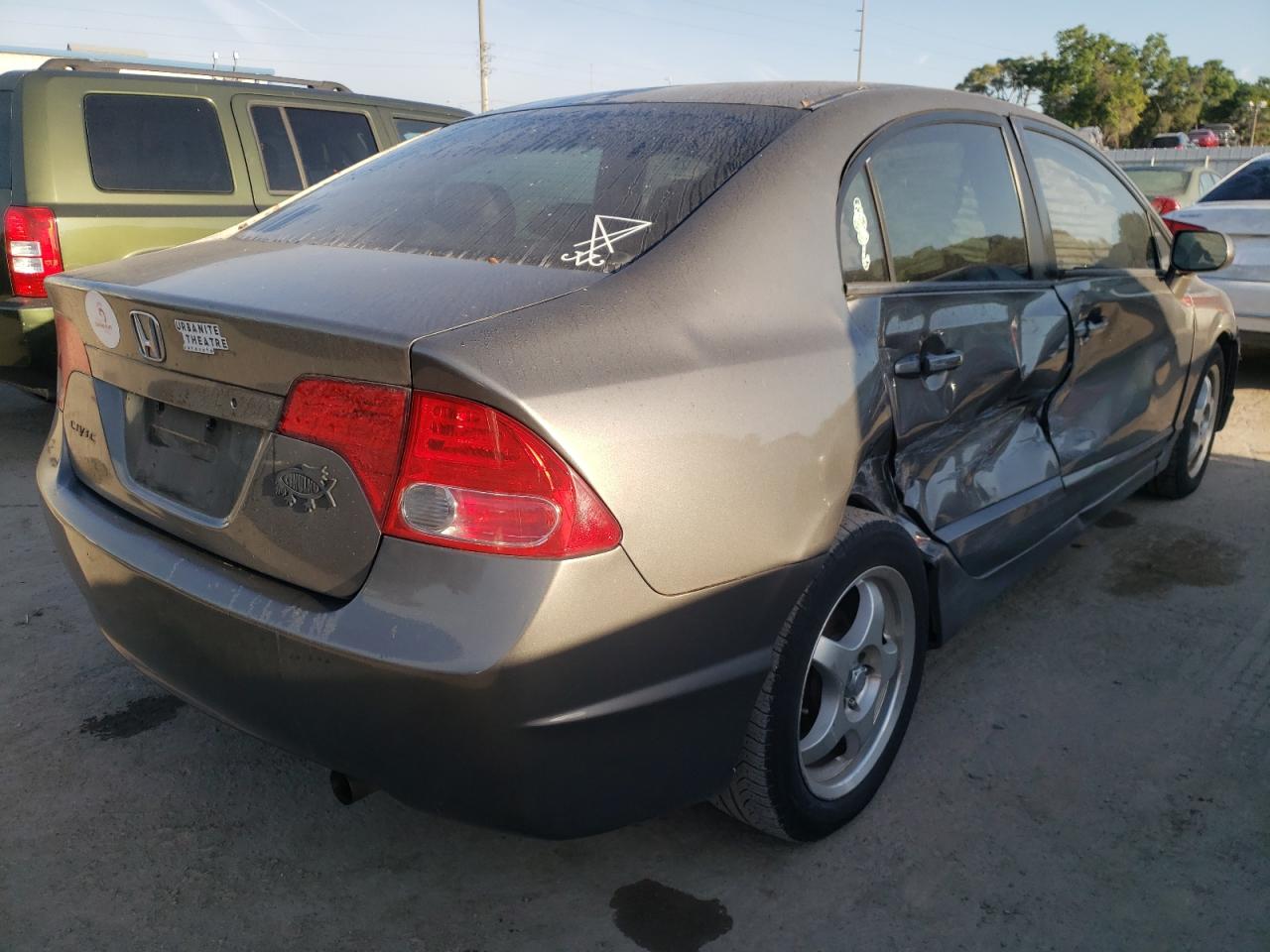 Photo 4 from auction – 2007 HONDA CIVIC LX with VIN 2HGFA16547H307534