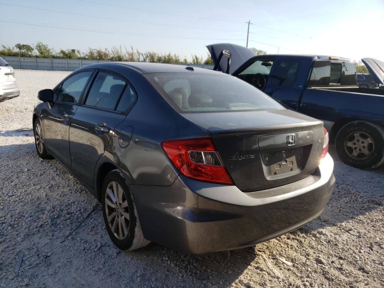 Photo 3 from auction – 2012 HONDA CIVIC EXL with VIN 19XFB2F93CE042423