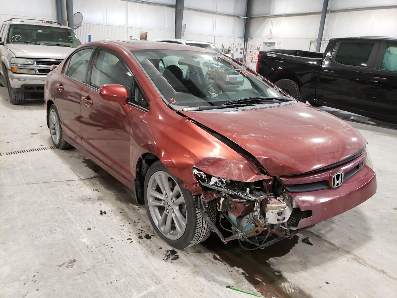 HONDA CIVIC SI 2008 with VIN 2HGFA55578H707632 - Photo from auction