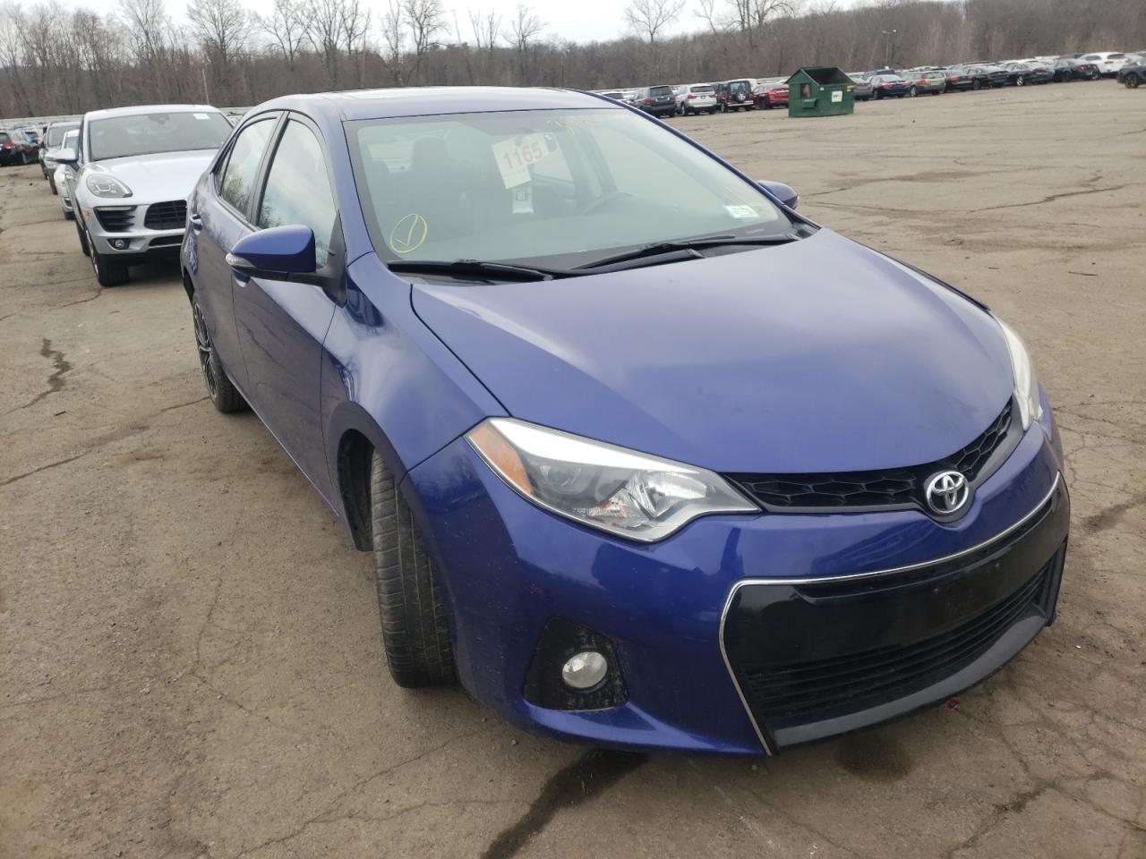TOYOTA COROLLA L 2014 with VIN 5YFBURHE3EP136332 - Photo from auction