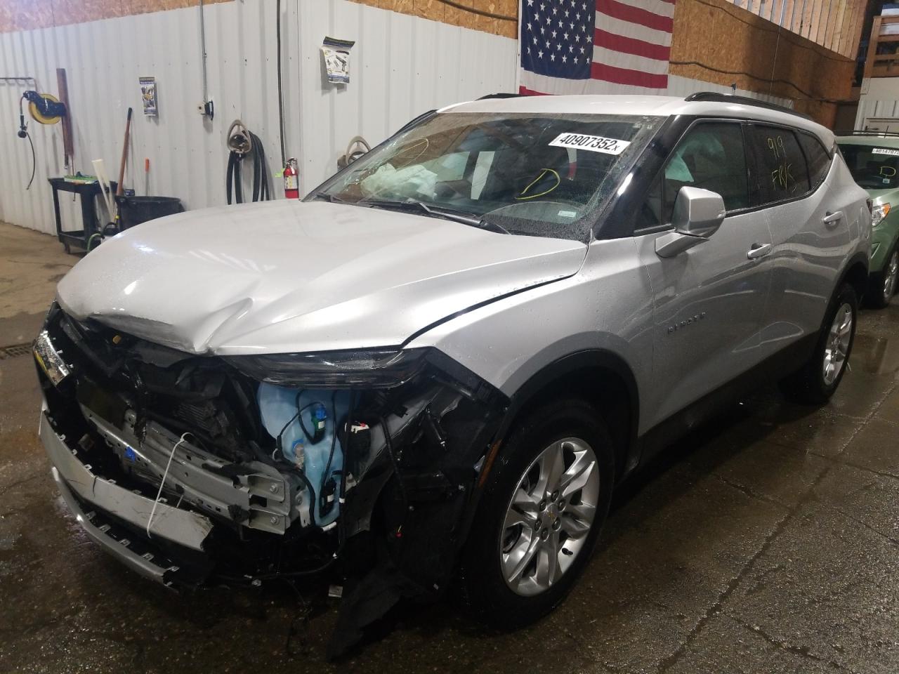 Photo 2 from auction – 2021 CHEVROLET BLAZER 3LT with VIN 3GNKBJRS8MS574249