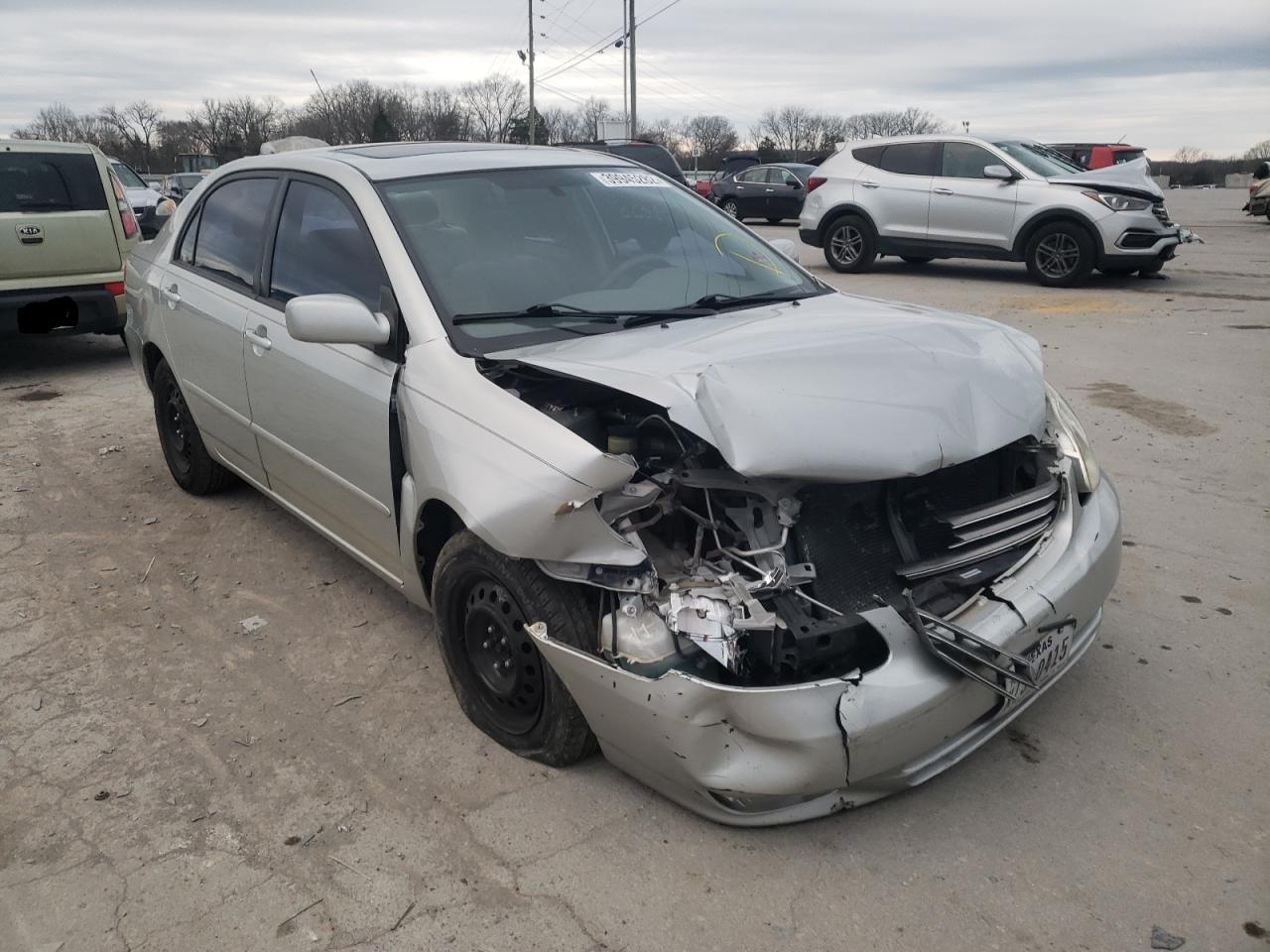 TOYOTA COROLLA CE 2004 with VIN 1NXBR32E34Z255373 - Photo from auction